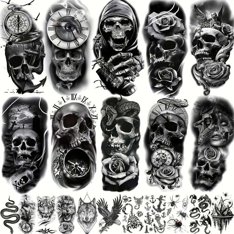 dark art tattoos for men