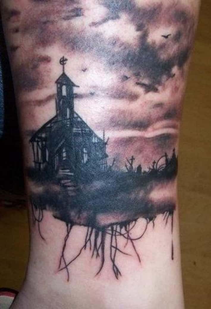 dark Gothic tattoos for men