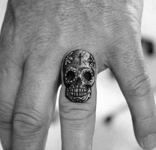 Day of the Dead tattoos for men 0034