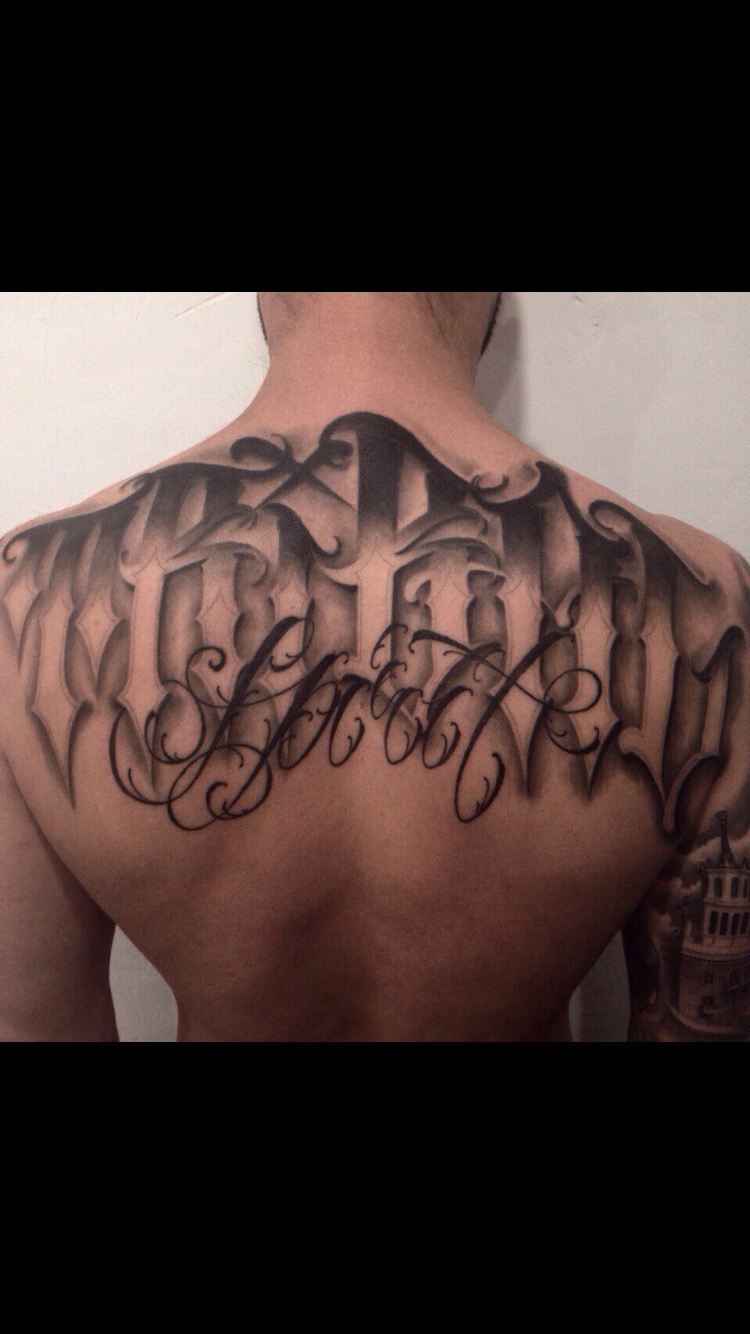 deep meaning behind back tattoos for men letters