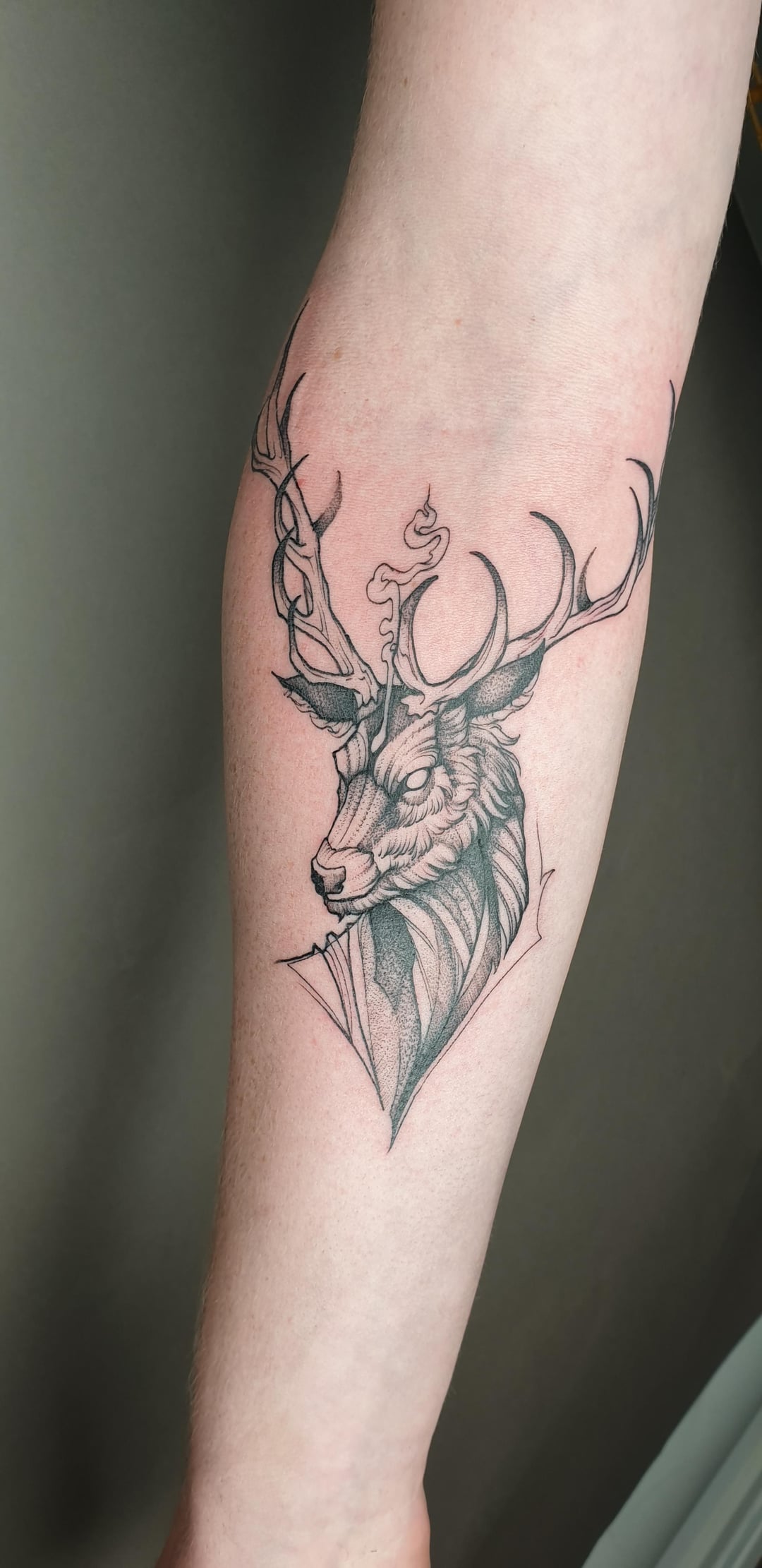 deer tattoos for men 0015