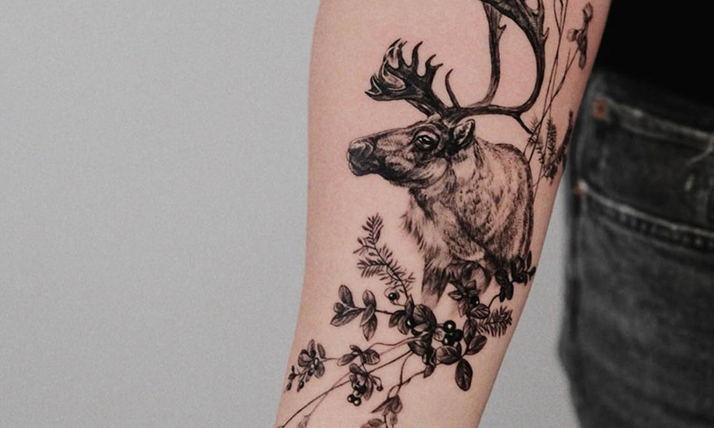 deer tattoos for men 0018