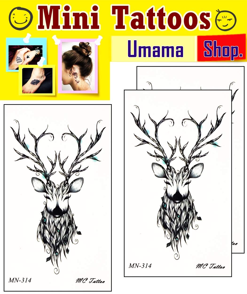 deer tattoos for men 0022