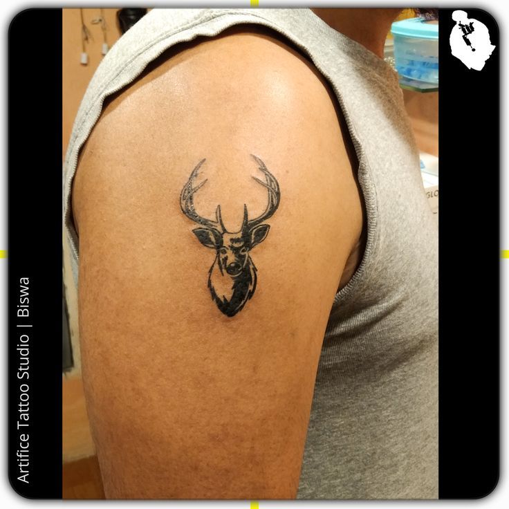 deer tattoos for men 0023