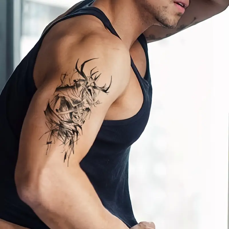 deer tattoos for men 0025