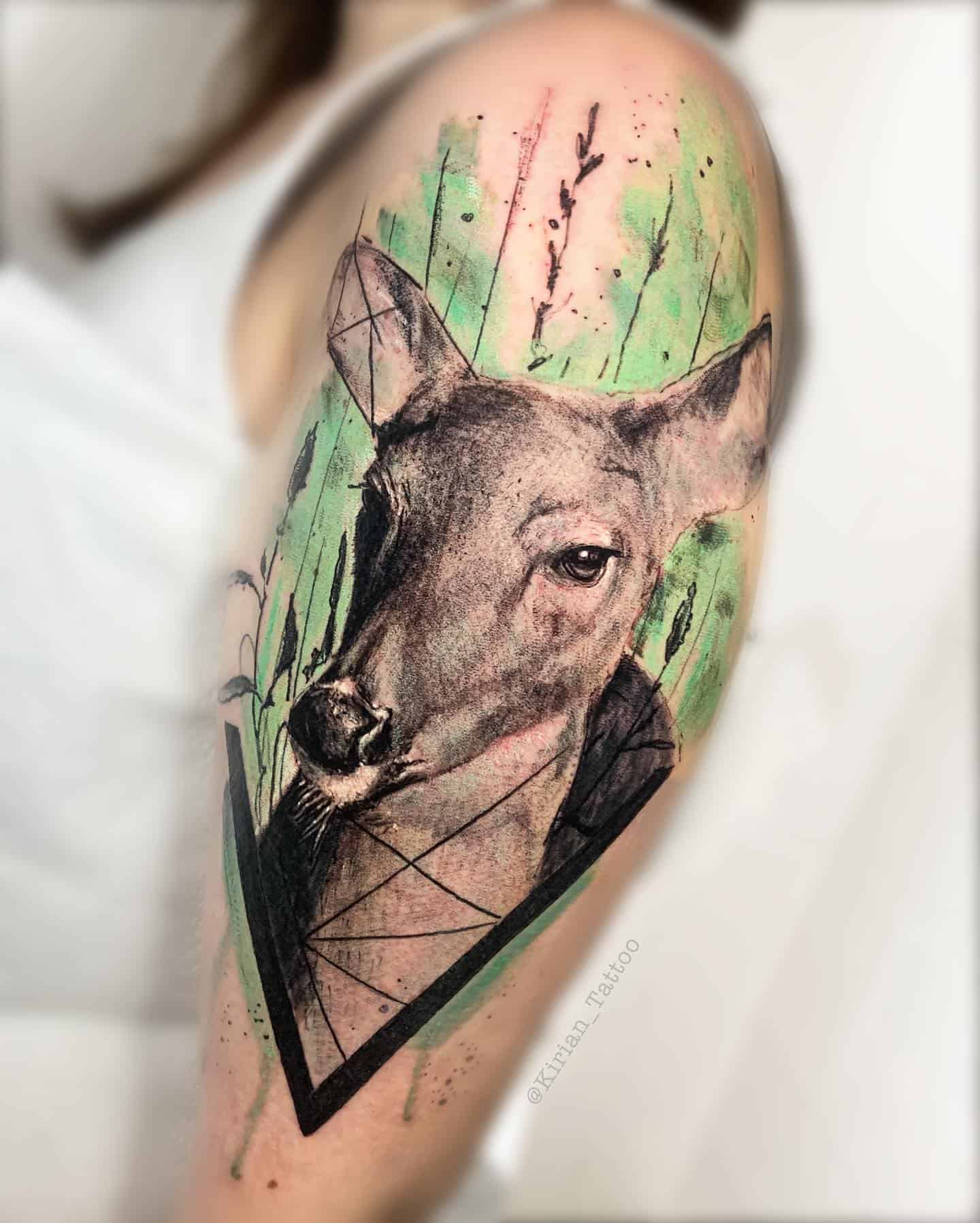 deer tattoos for men 0029