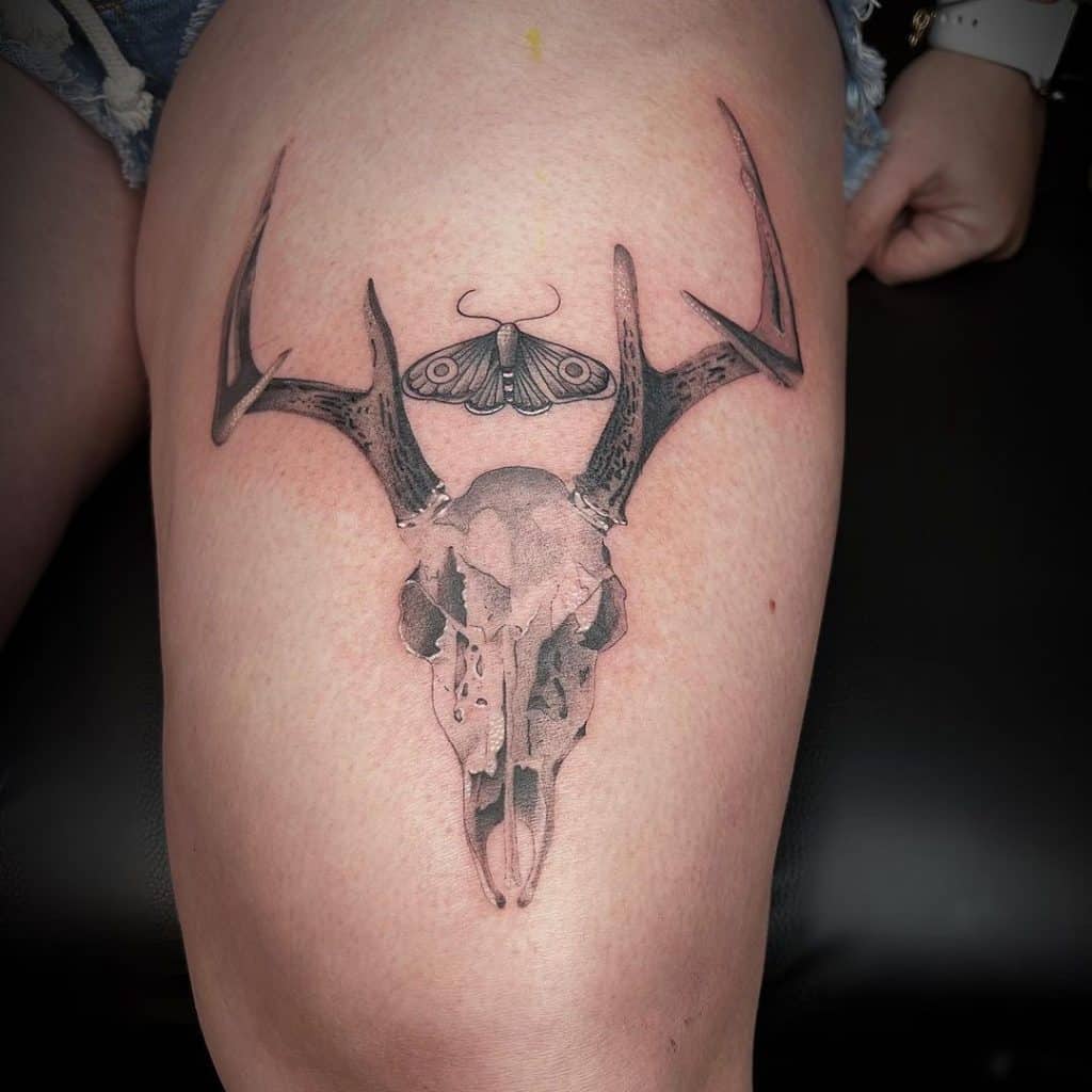 deer tattoos for men 0033