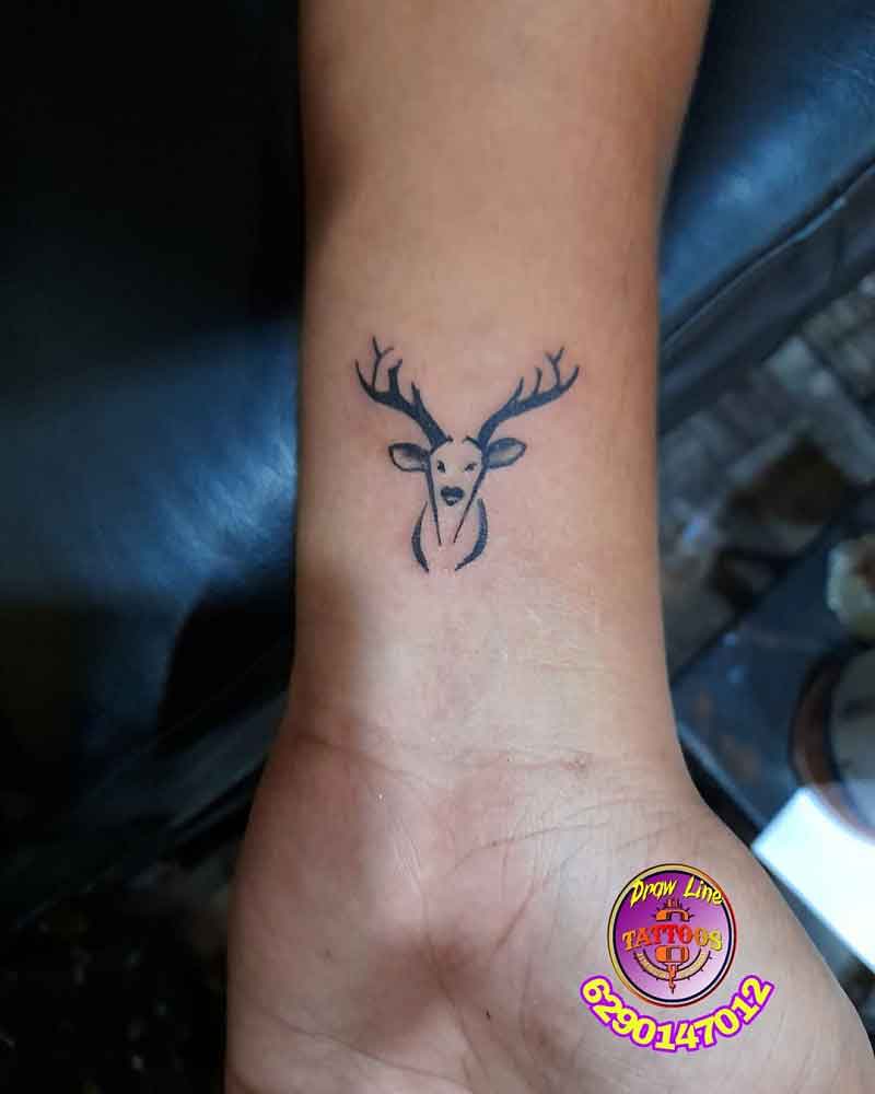 deer tattoos for men 0039