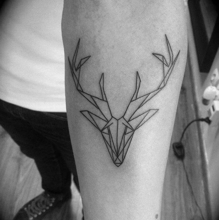 deer tattoos for men 0045