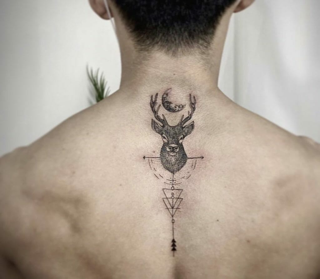 deer tattoos for men 0052