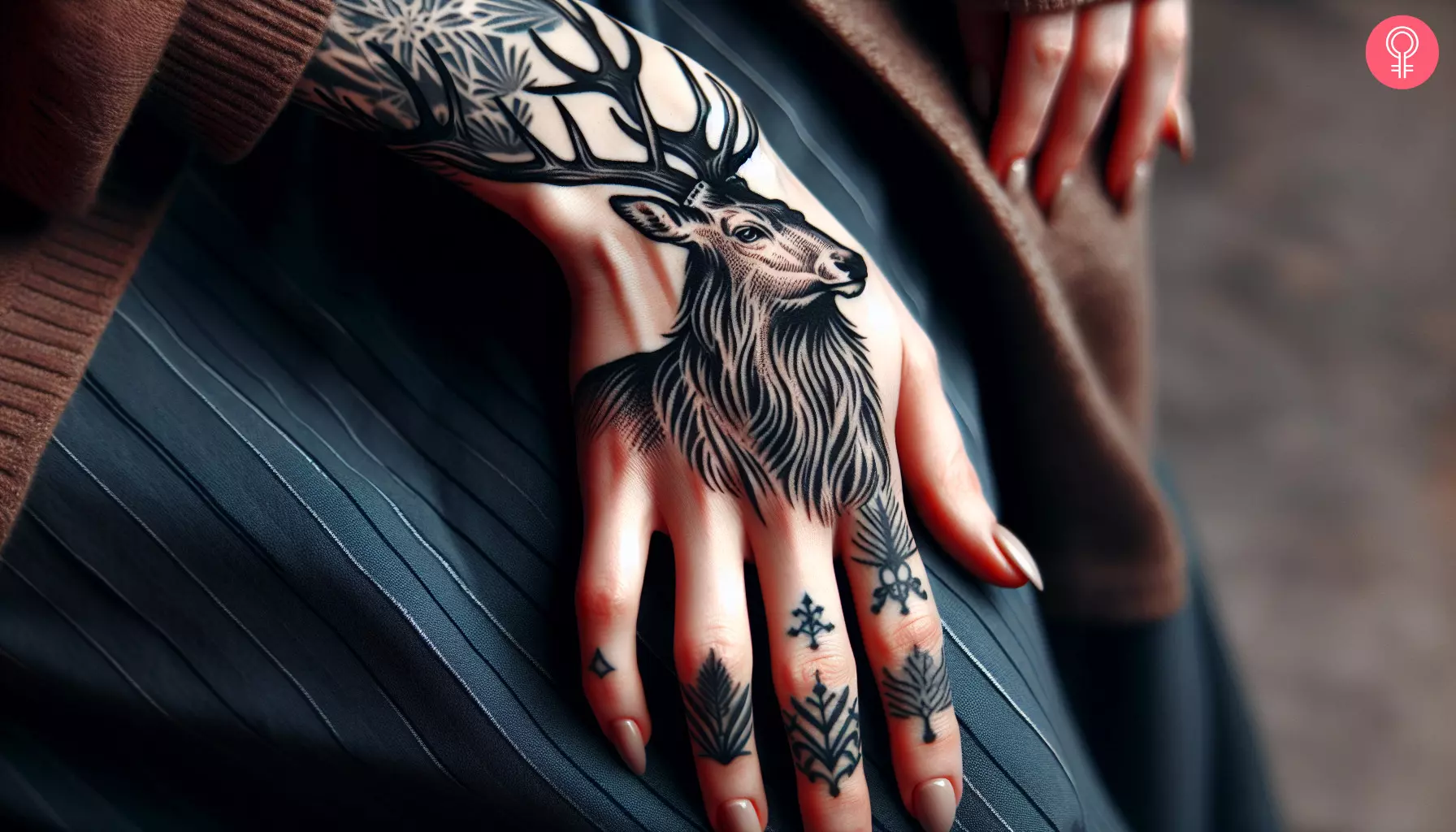 deer tattoos for men 0073