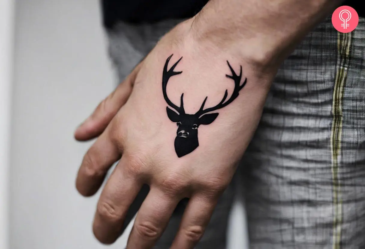 deer tattoos for men 0076