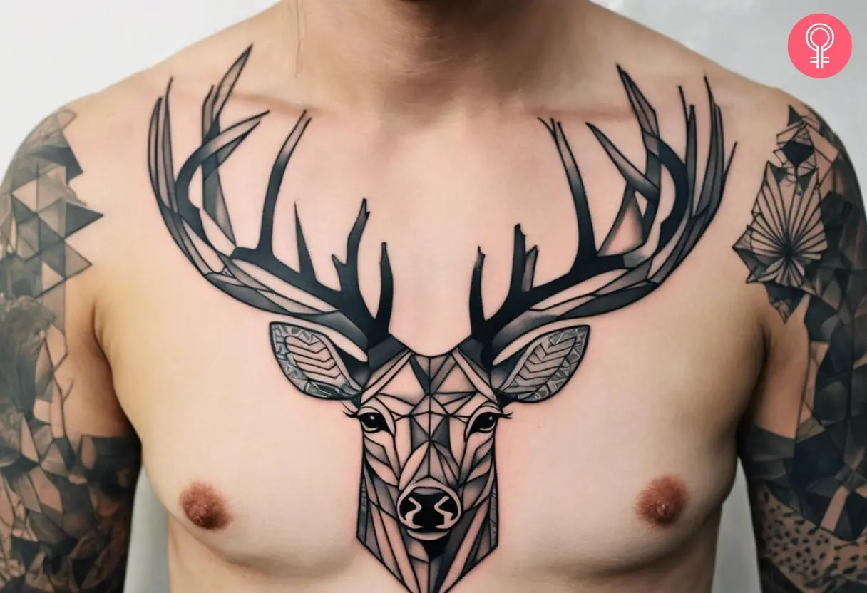 deer tattoos for men 0084