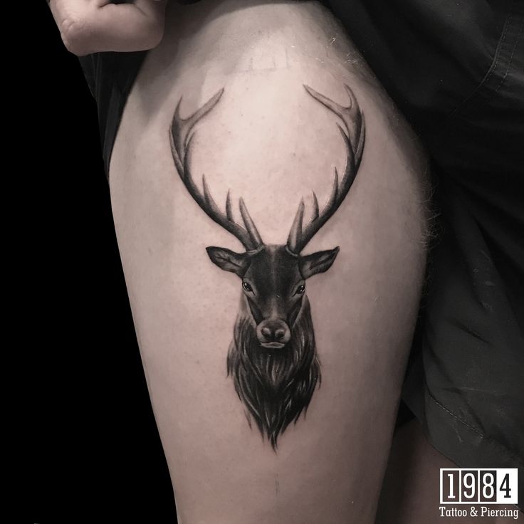 deer tattoos for men 0092