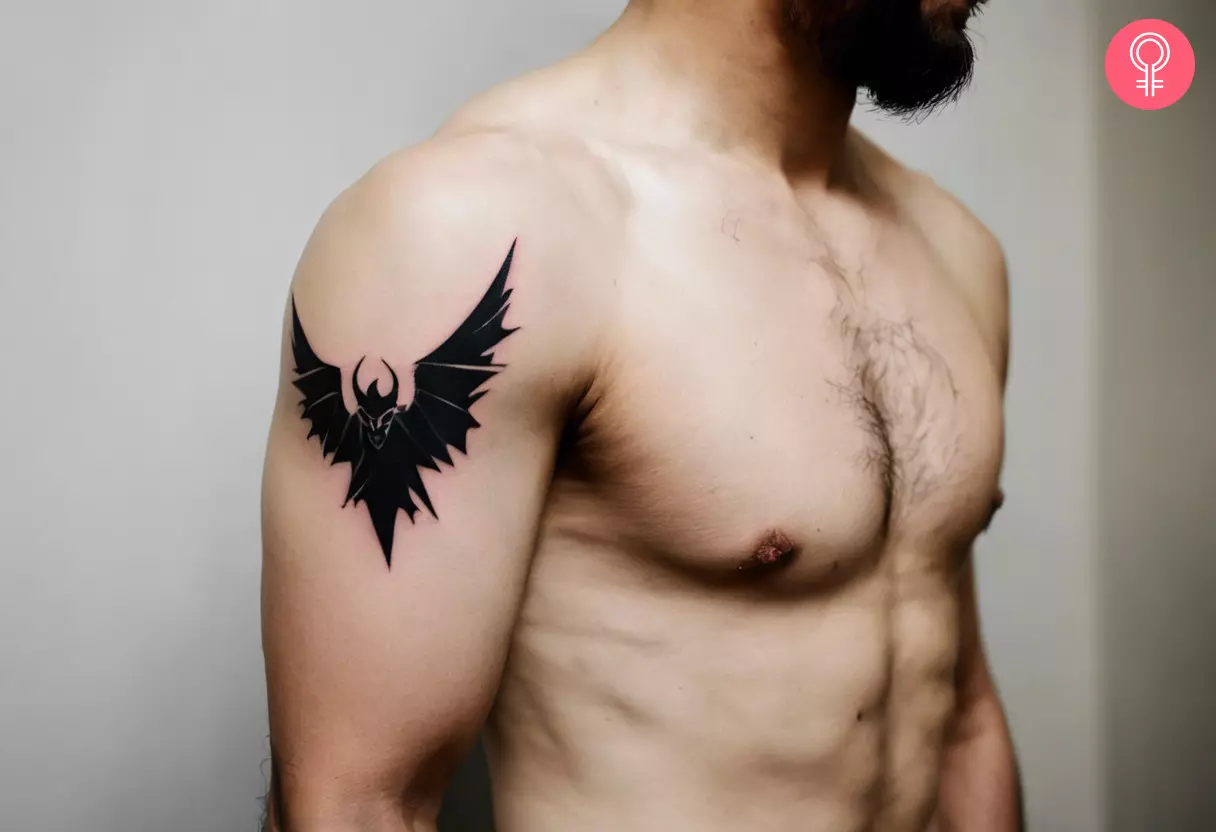 demon back tattoos for men 0019