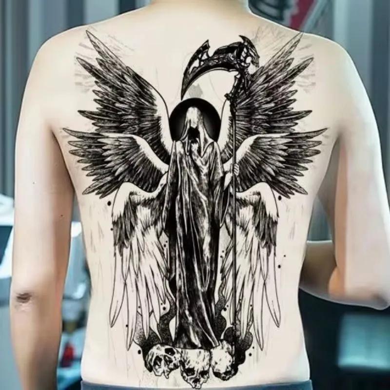 demon back tattoos for men 0027