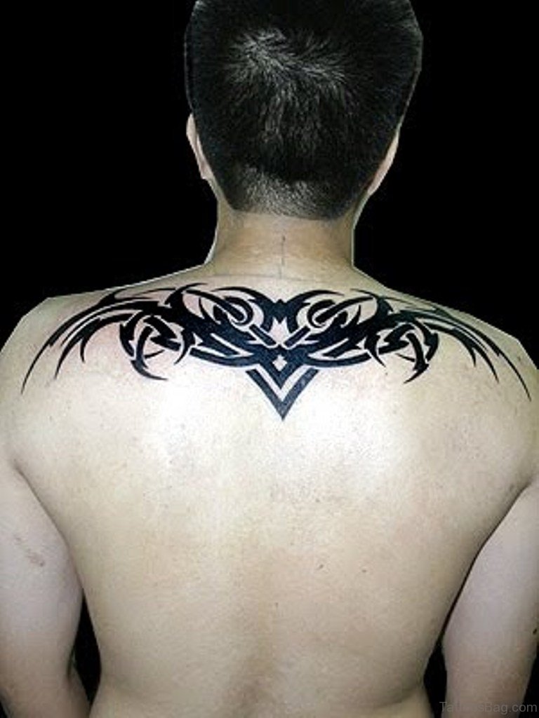 demon back tattoos for men 0038