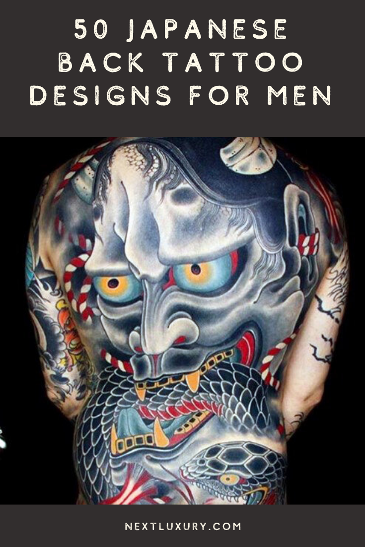 demon back tattoos for men 0046