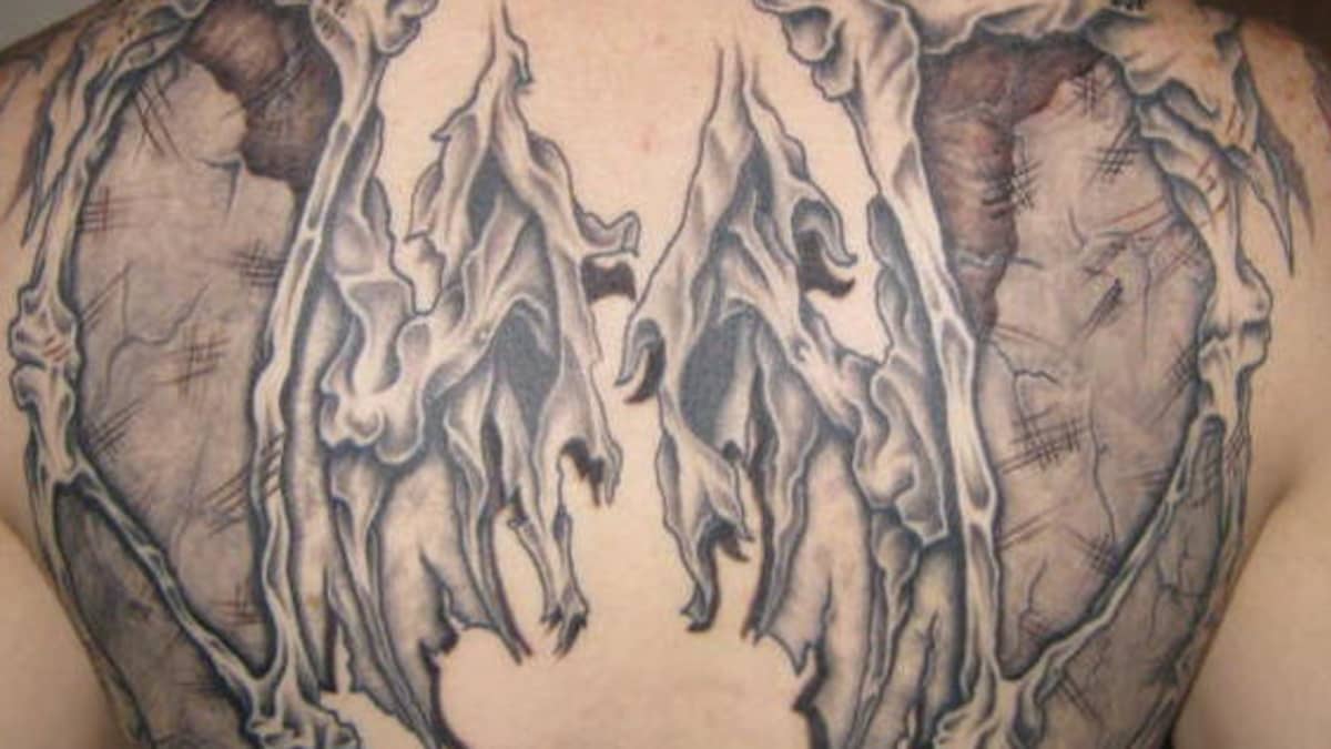 demon back tattoos for men 0051