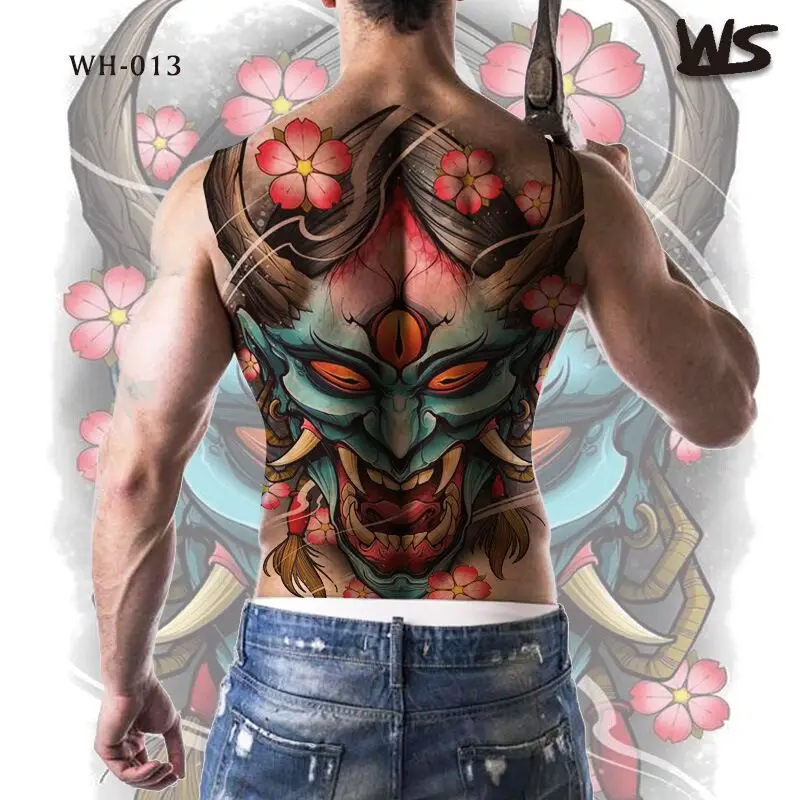 demon back tattoos for men 0060