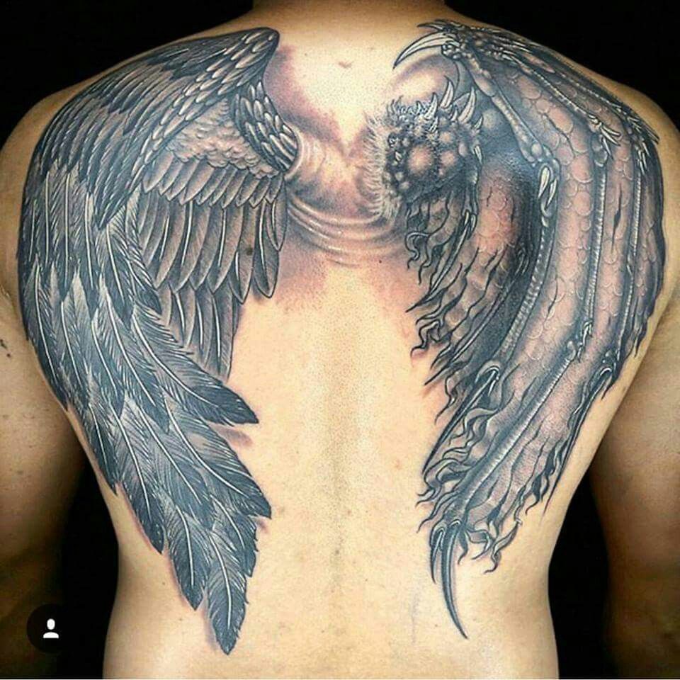 demon back tattoos for men 0062