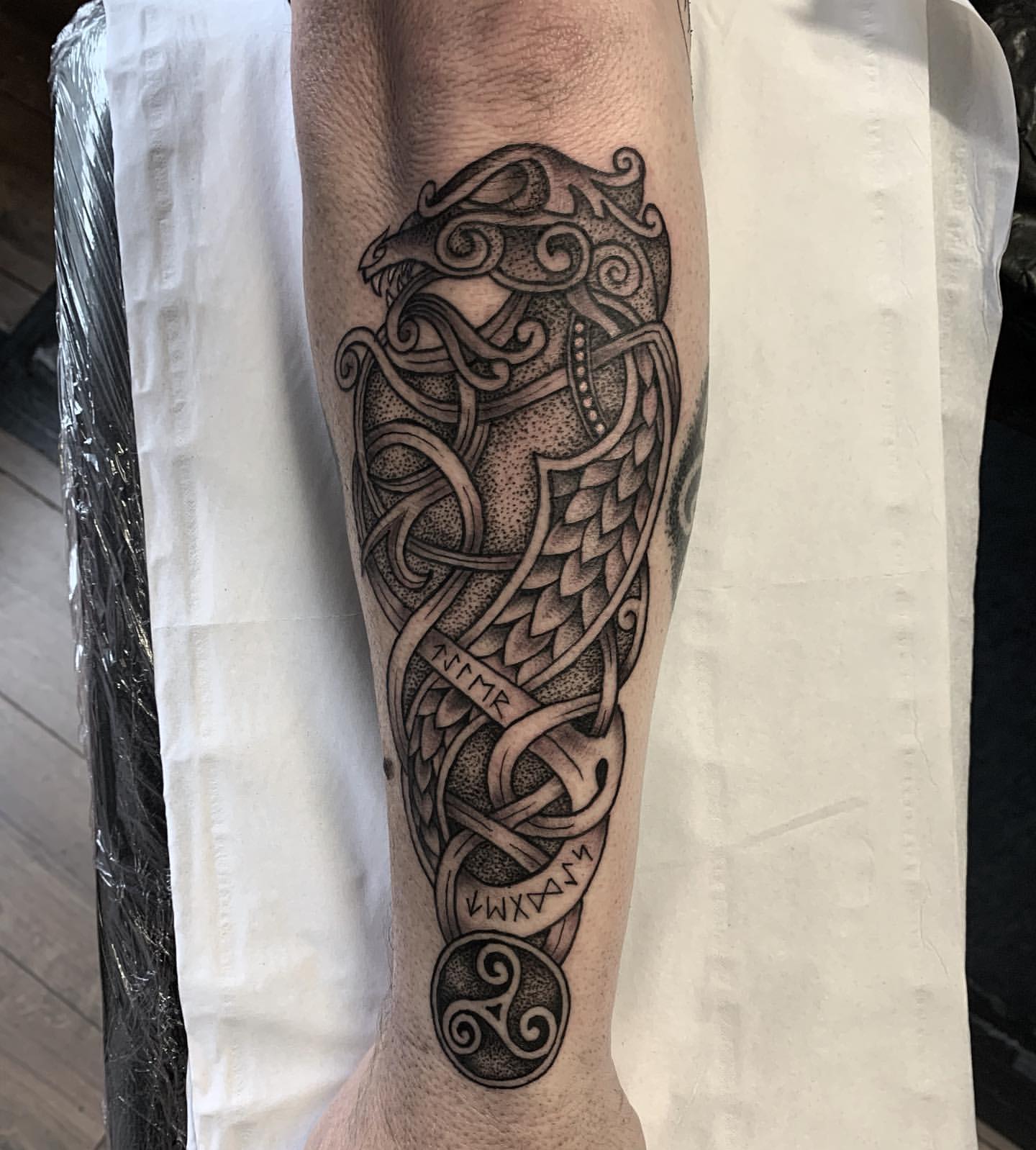 detailed celtic sleeve tattoos inspiration