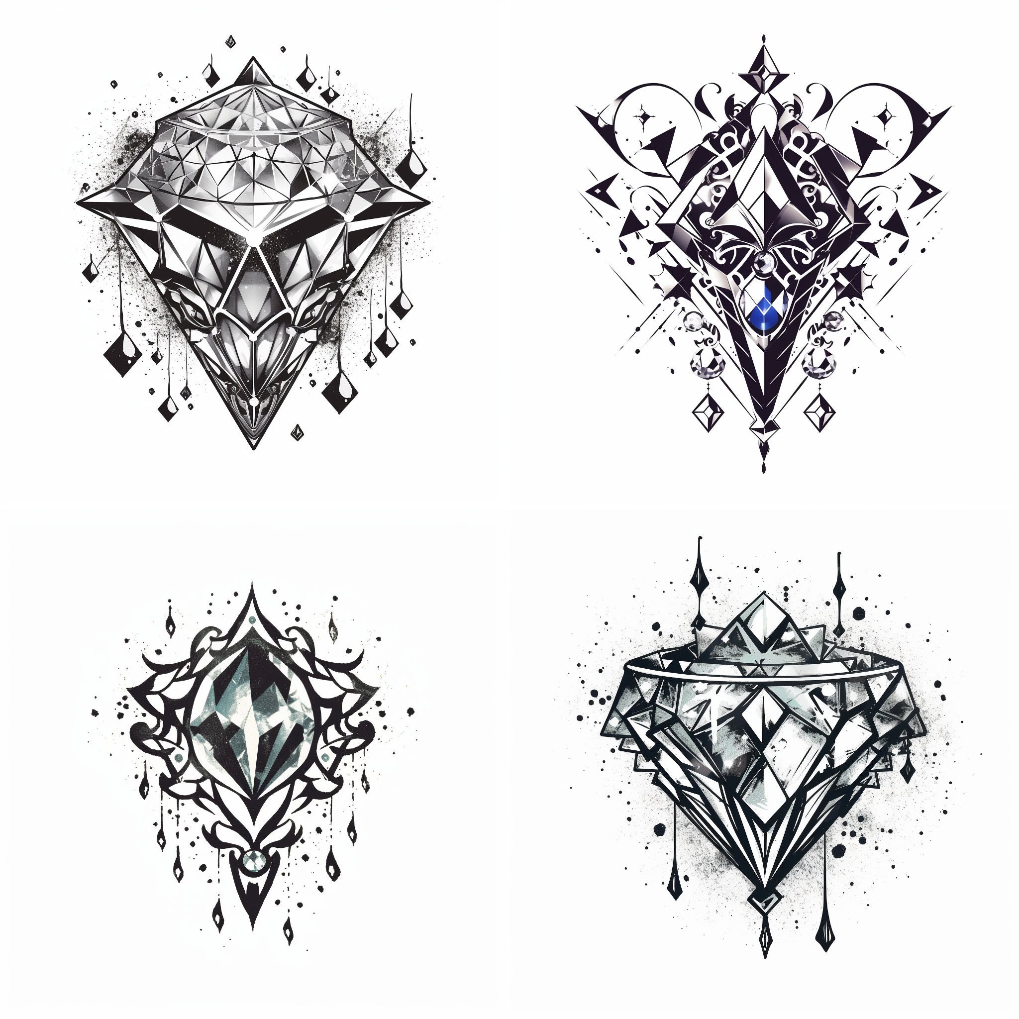 diamond tattoos for men 0018