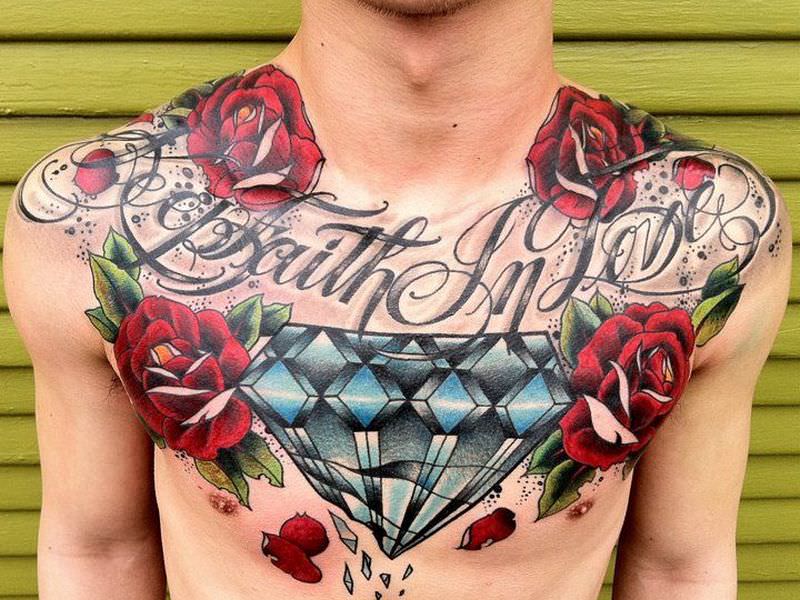 diamond tattoos for men 0026