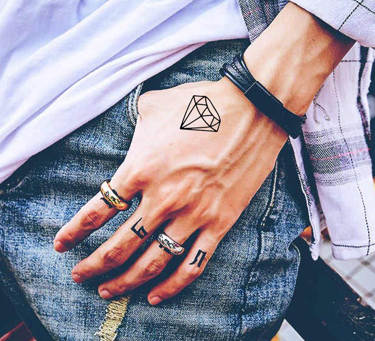 diamond tattoos for men 0032