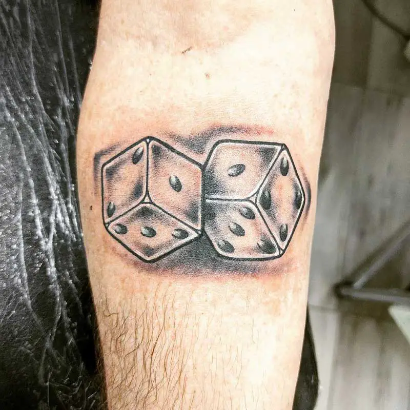 dice tattoos for men 0035