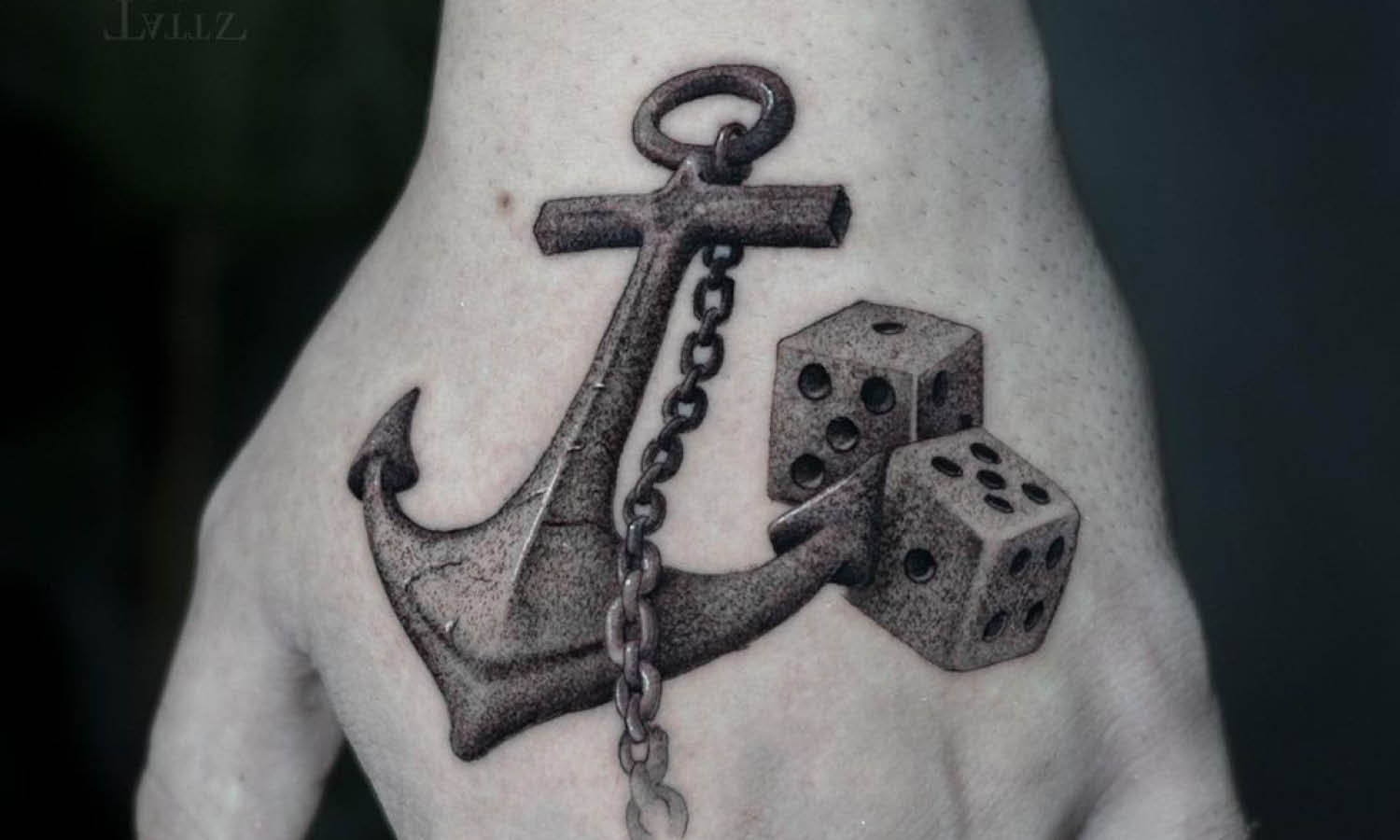 dice tattoos for men 0043