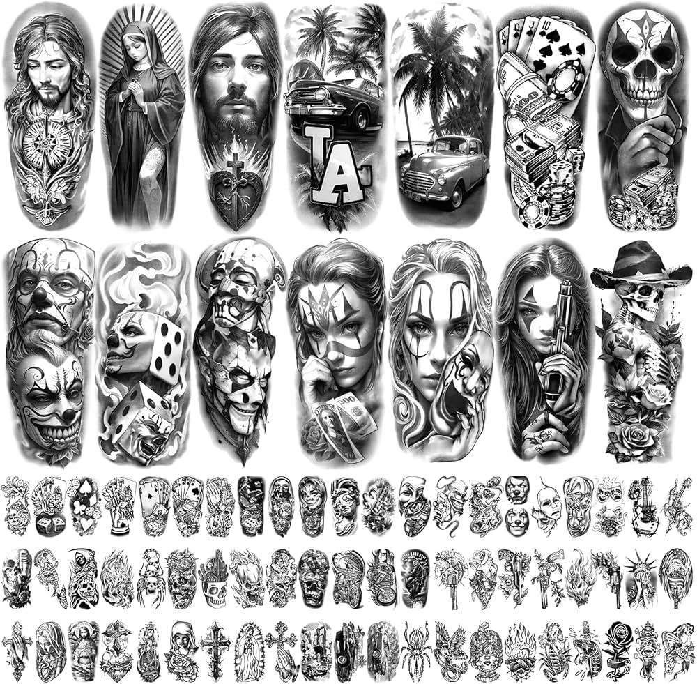 dice tattoos for men 0049