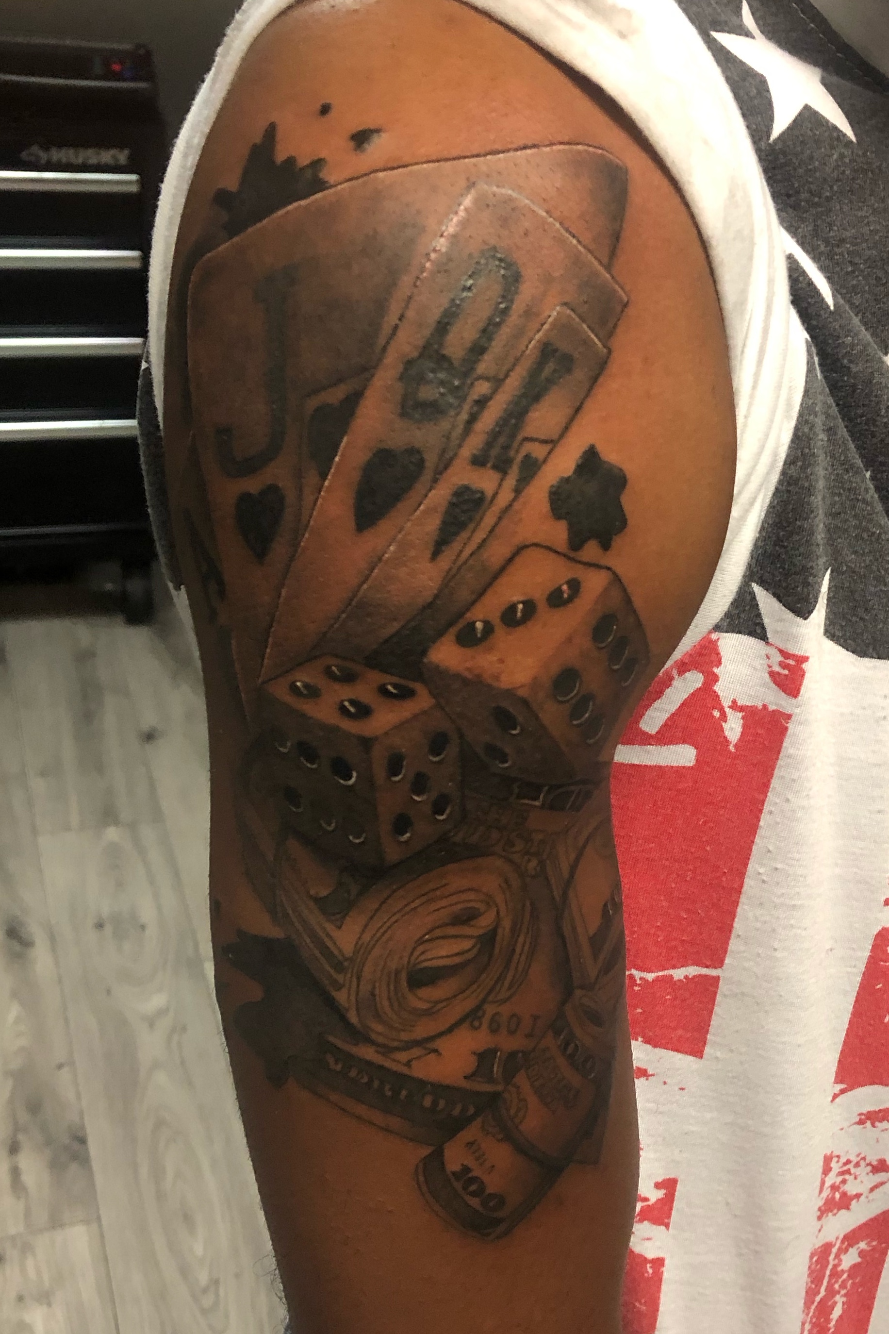 dice tattoos for men 0065