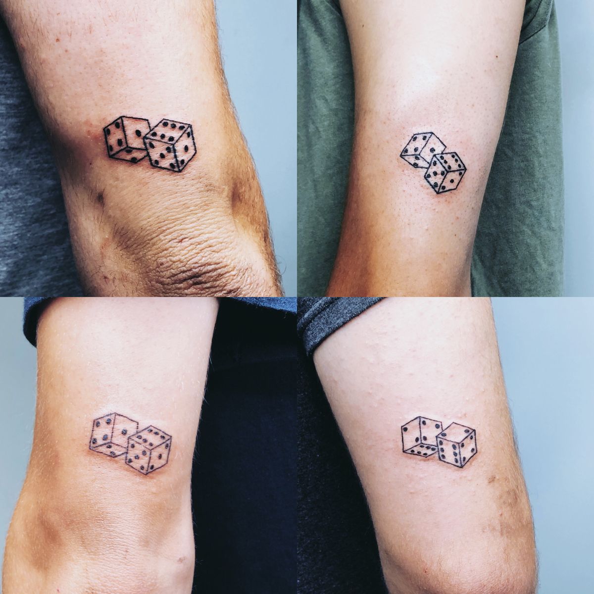 dice tattoos for men 0090