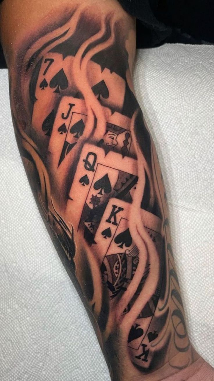 dice tattoos for men 0092