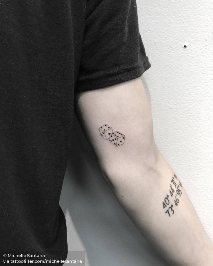 dice tattoos for men 0096