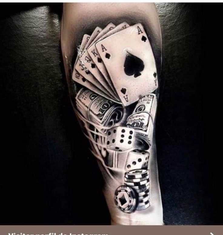 dice tattoos for men 0098