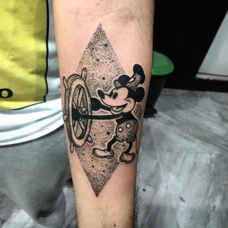 Disney character tattoos for men