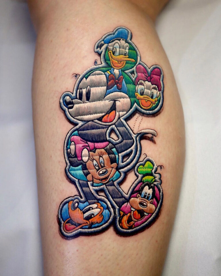 Disney sleeve tattoos for men