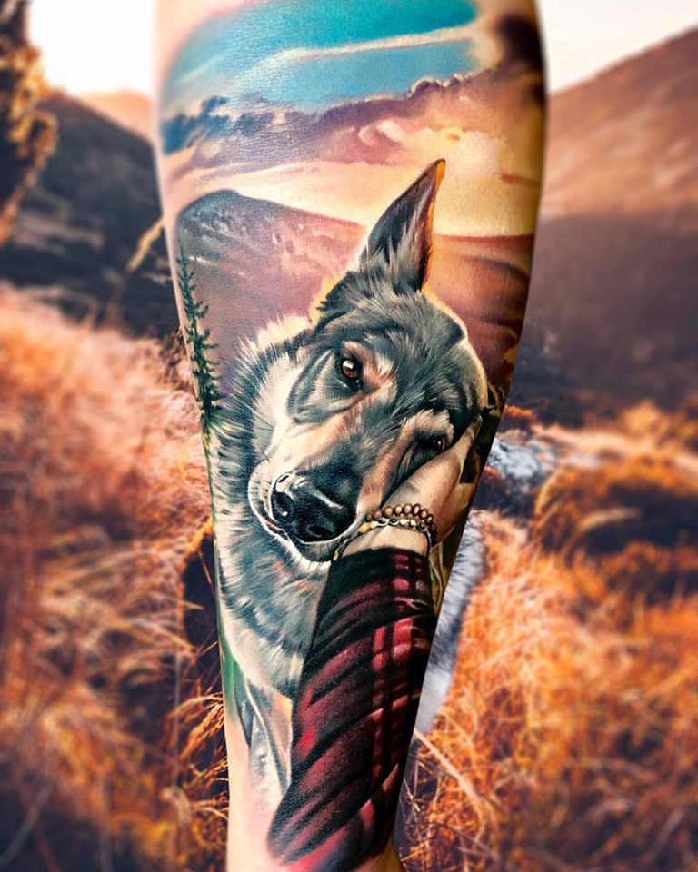 dog tattoos for men 0011