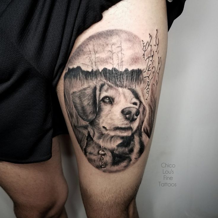 dog tattoos for men 0098