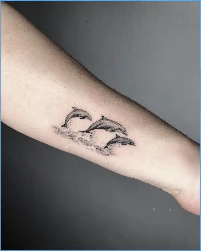 dolphin tattoo for men 0011