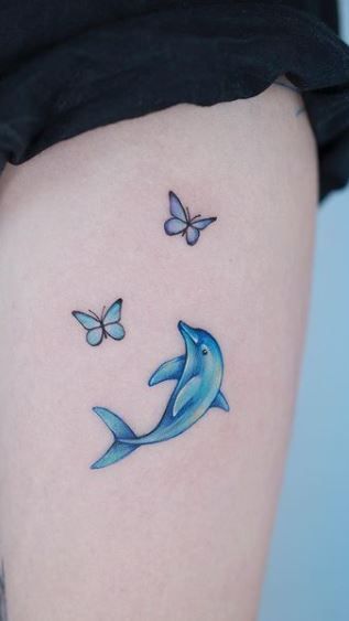 dolphin tattoo for men 0013