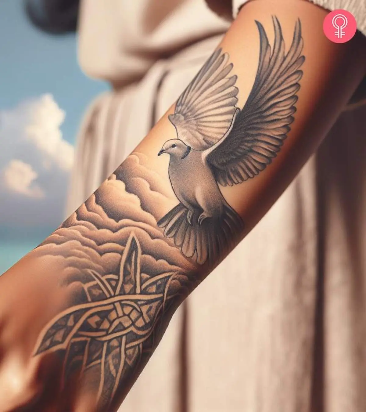 dove neck tattoos for men 0015