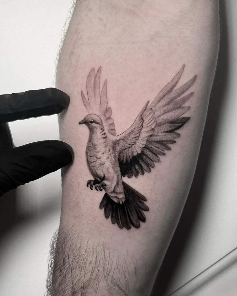 dove neck tattoos for men 0051