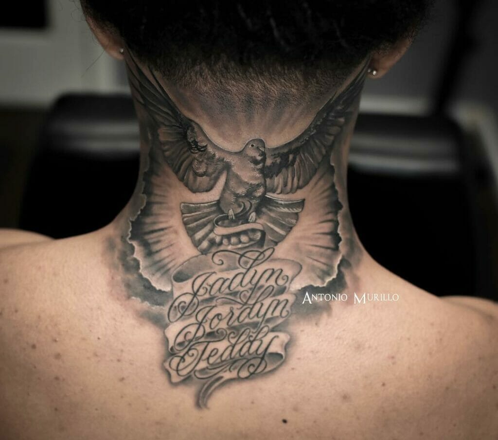 dove neck tattoos for men 0057