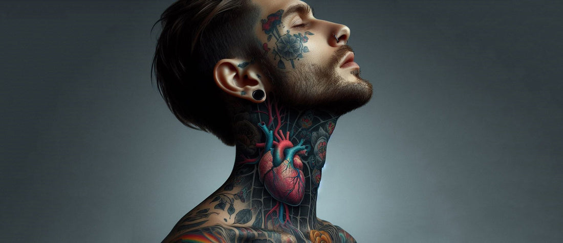 dove neck tattoos for men 0065