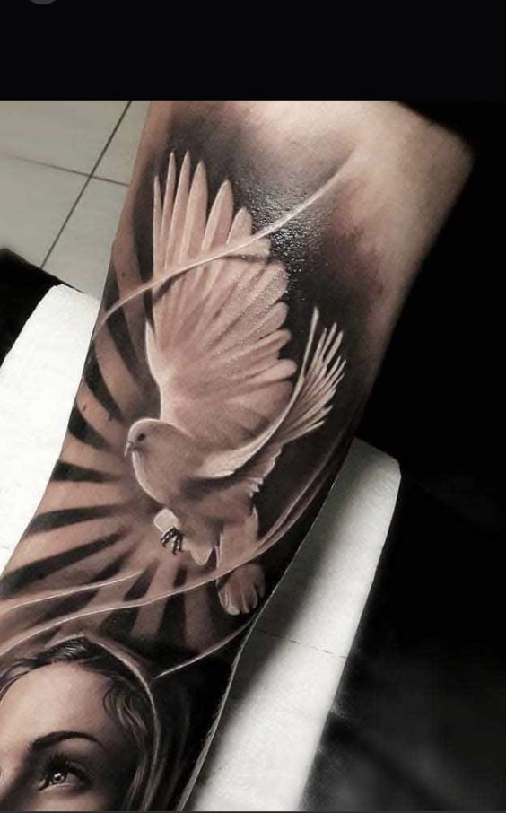 dove tattoos for men 0024