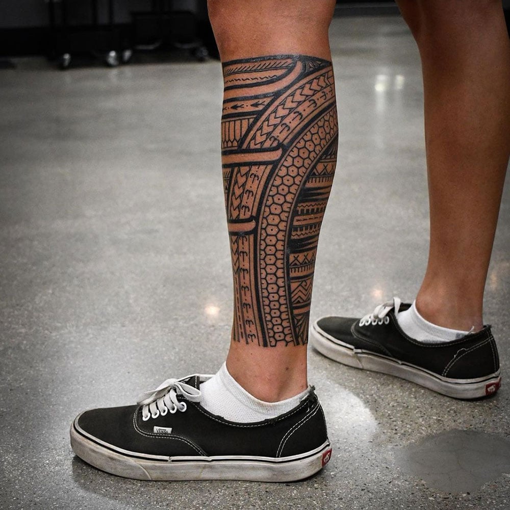 dragon leg tattoos for men 0026