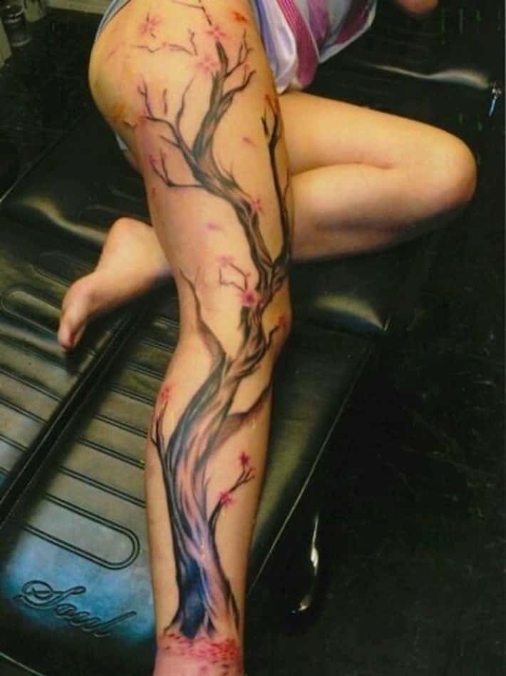 dragon leg tattoos for men 0070